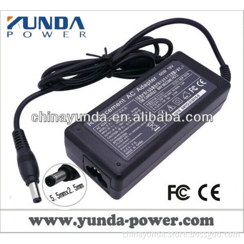 high quality laptop adapter 19V 3.16A 5.5MM*2.5MM 60w for HP/Compad